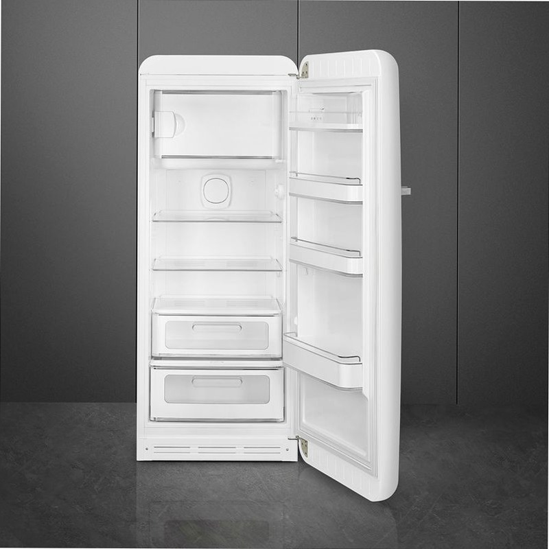 Frigorifero Bianco opaco Smeg - Stile 50's Cromo C Libera