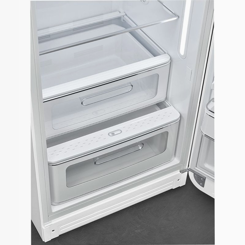 Frigorifero Bianco opaco Smeg - Stile 50's Cromo C Libera