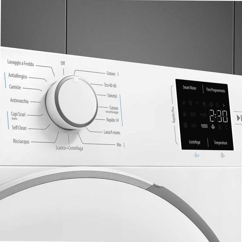 Lavatrice Libera Installazione 8 kg Smeg WM84SEA 600rpm 8kg Bianco