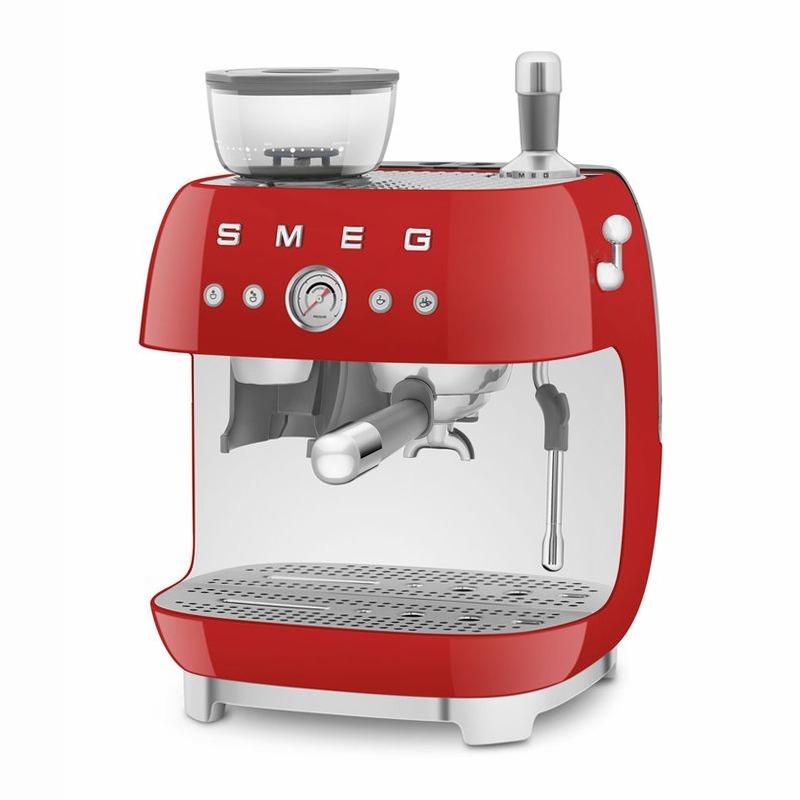 Macchina da Caffè Espresso Manuale Rosso Estetica 50's Style 2.4lt 15bar