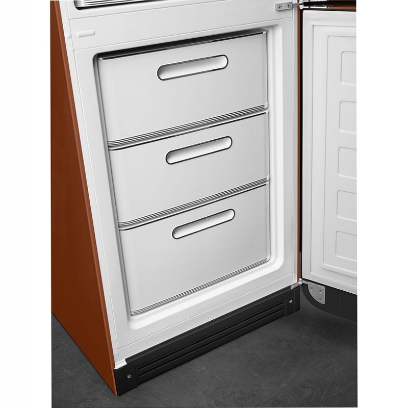 Frigorifero Amber Clay Combinato 50's Style C Libera