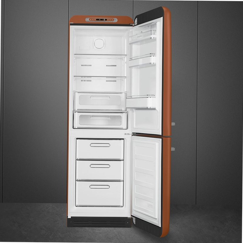 Frigorifero Amber Clay Combinato 50's Style C Libera