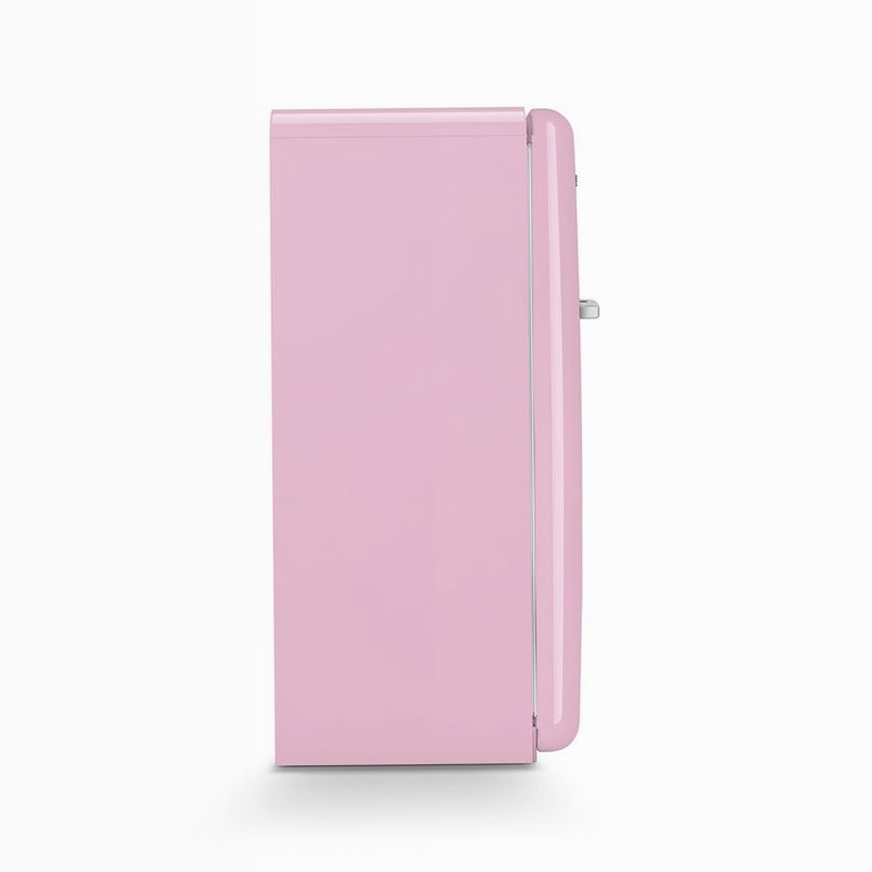 Frigorifero Rosa Monoporta 50's Style Cromo C Libera