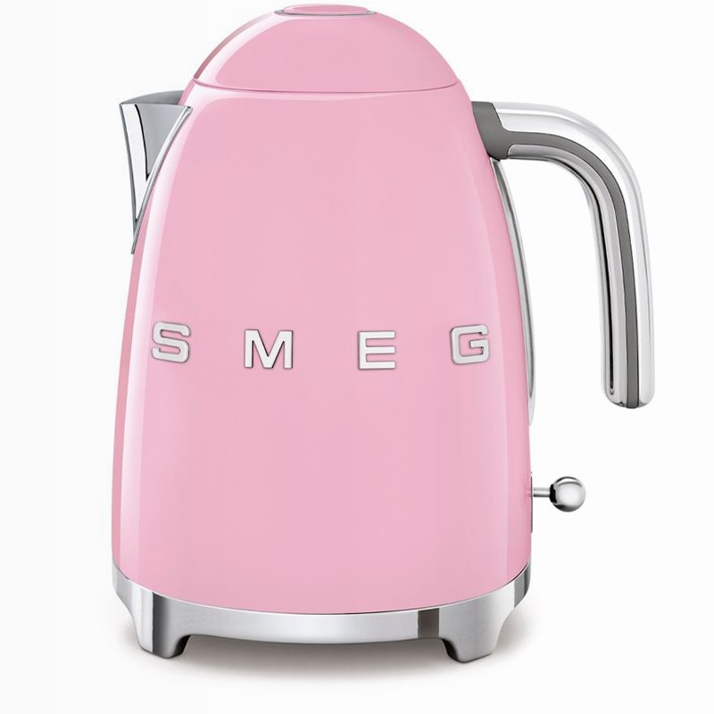 Bollitore elettrico Rosa Estetica 50's Style Grigio