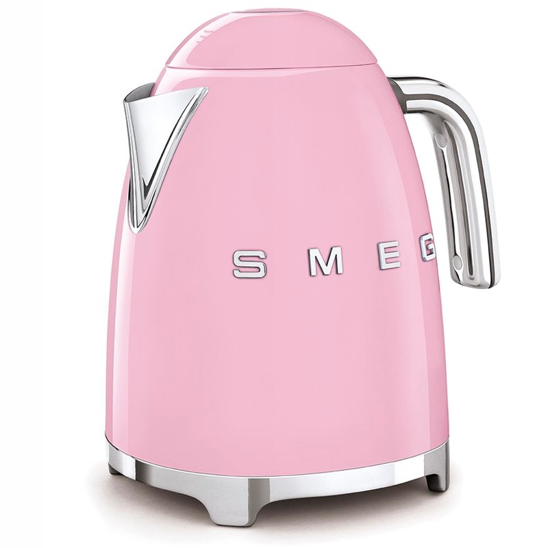 Bollitore elettrico Rosa Estetica 50's Style Grigio