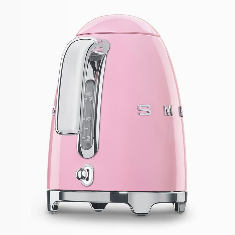 Bollitore elettrico Rosa Estetica 50's Style Grigio
