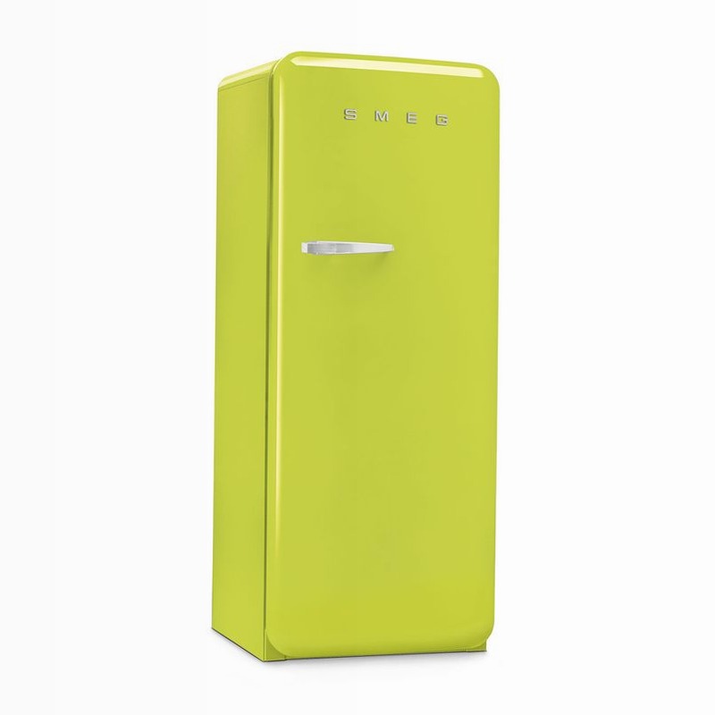 Frigorifero Verde Lime 50's Style Cromo C Libera