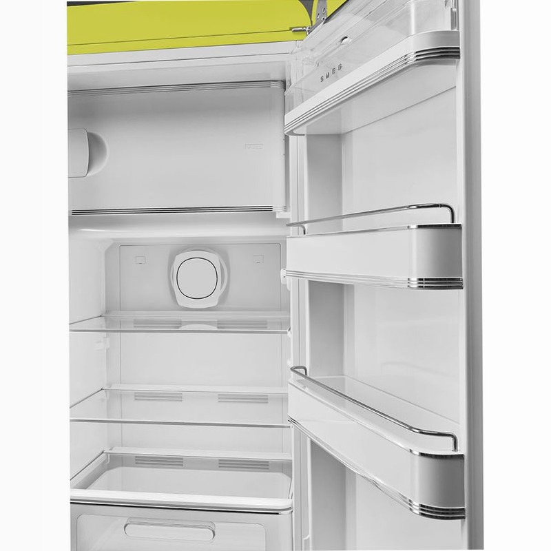Frigorifero Verde Lime 50's Style Cromo C Libera