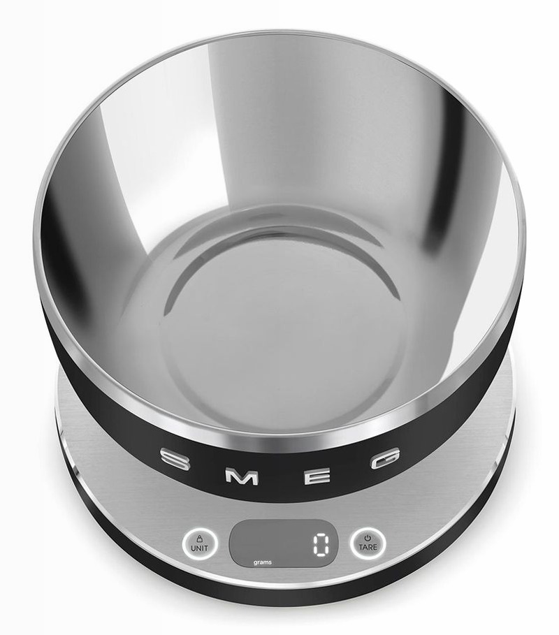 Bilancia da cucina Digitale Nero, Opaco Estetica Collezione