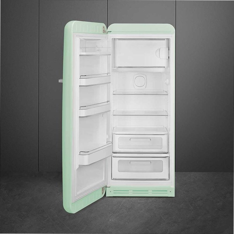 Frigorifero Verde pastello Smeg - Stile 50's Cromo C Libera