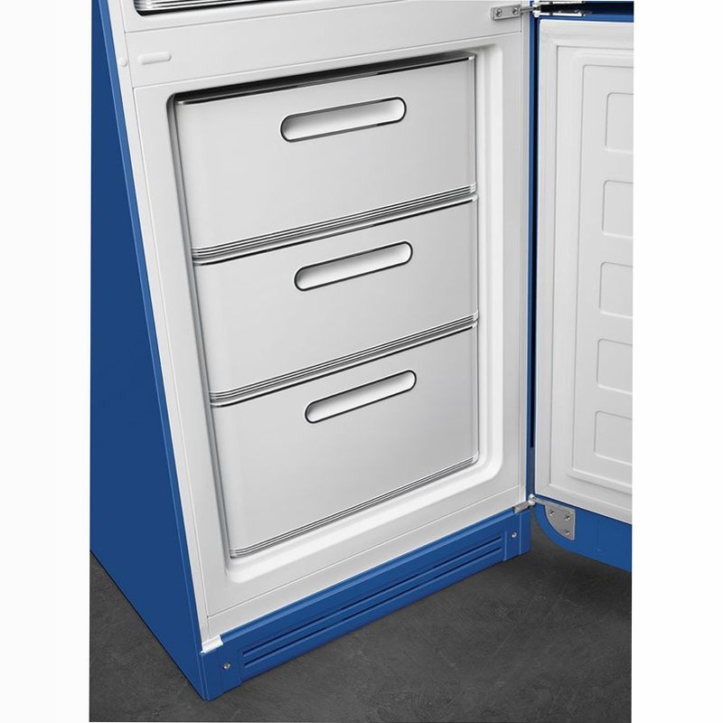 Frigorifero Blu Combinato Smeg - Stile 50's C Libera
