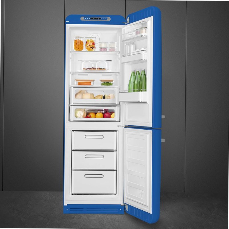 Frigorifero Blu Combinato Smeg - Stile 50's C Libera