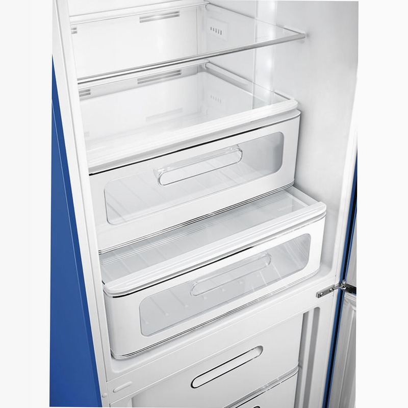 Frigorifero Blu Combinato Smeg - Stile 50's C Libera