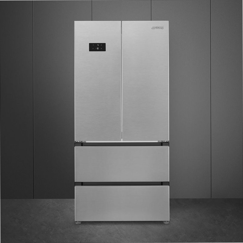 Frigorifero Libera Installazione 2 Porte e 2 Cassetti Argento D