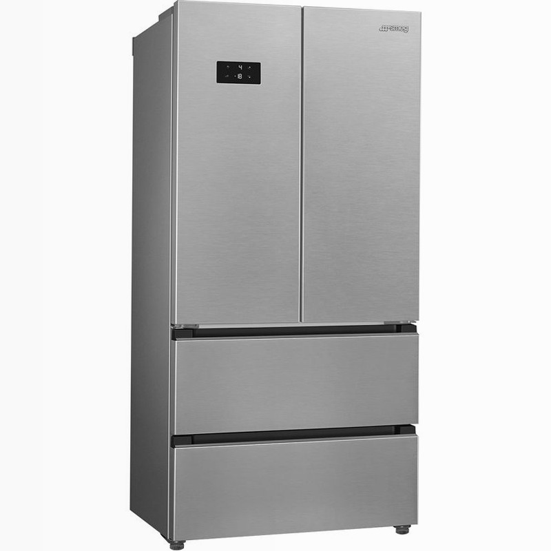 Frigorifero Libera Installazione 2 Porte e 2 Cassetti Argento D