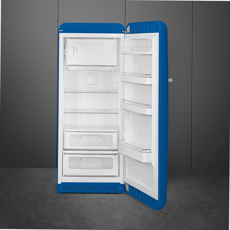 Frigorifero Blu Monoporta Smeg - Stile 50's Cromo C Libera