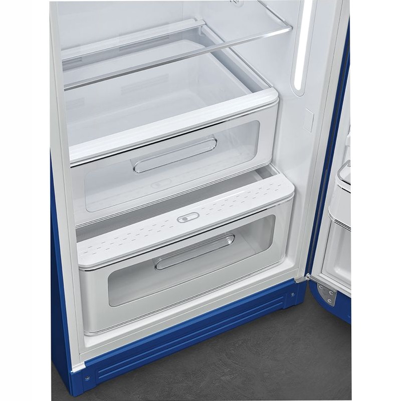 Frigorifero Blu Monoporta Smeg - Stile 50's Cromo C Libera