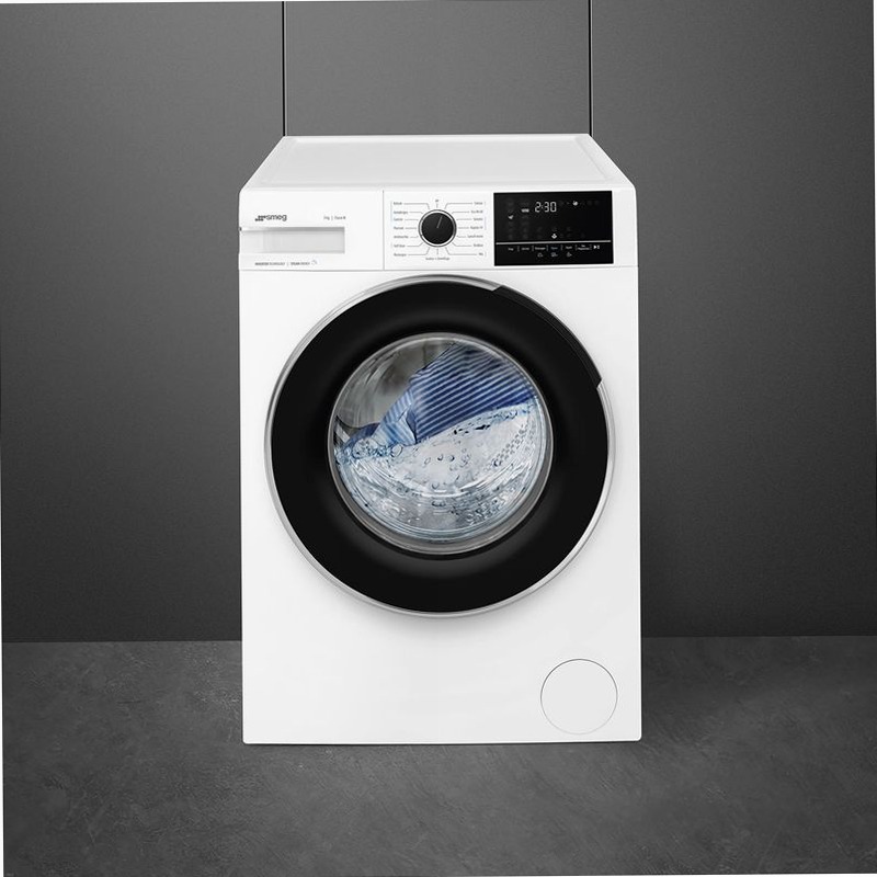 Lavatrice Libera Installazione 9 kg Smeg WNP94SEA1 600rpm 9kg Bianco