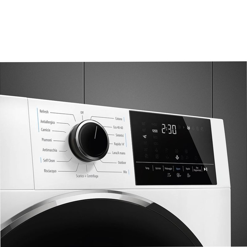 Lavatrice Libera Installazione Smeg WNP84SEA1 600rpm 8kg Bianco