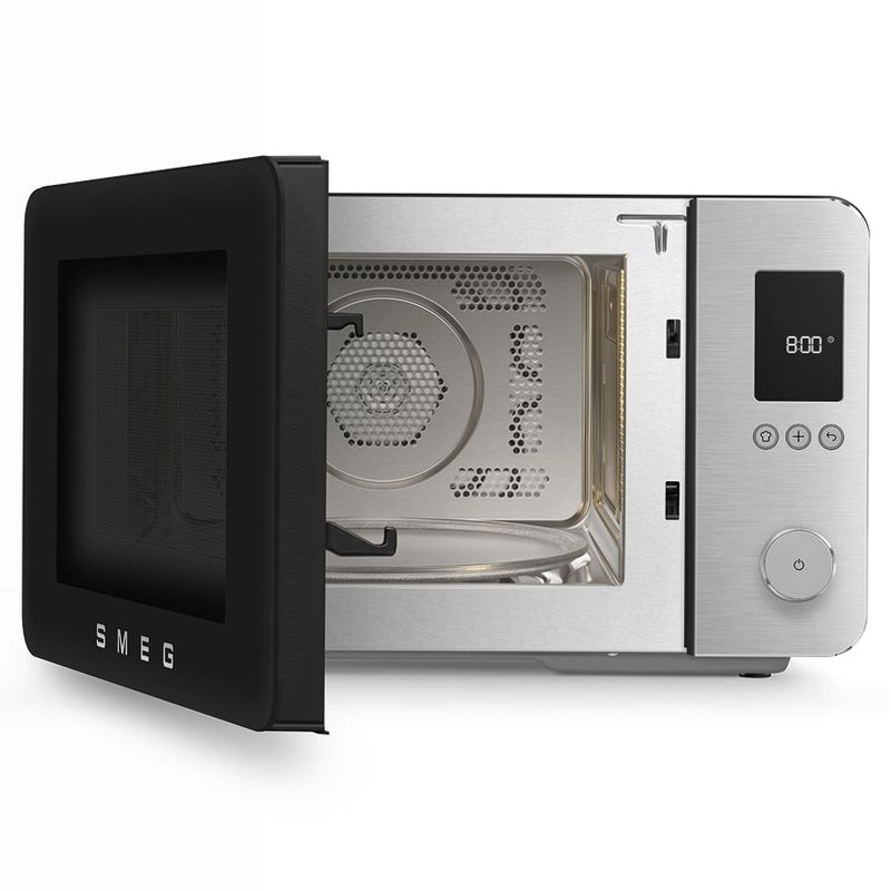 Forno a microonde combinato | Nero Libera installazione, finitura opaca Estetica Collezione 27