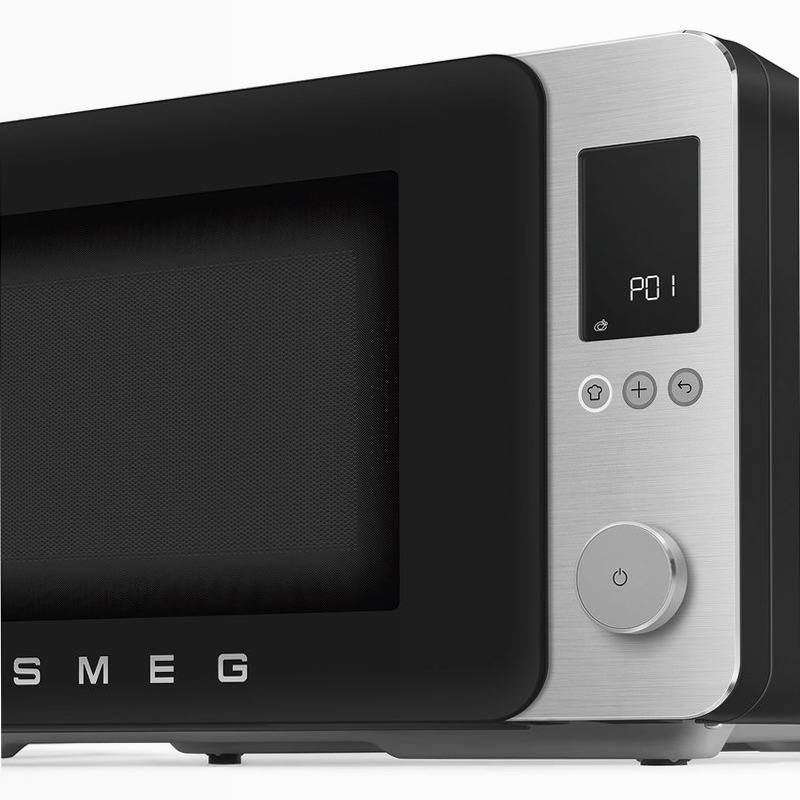 Forno a microonde combinato | Nero Libera installazione, finitura opaca Estetica Collezione 27