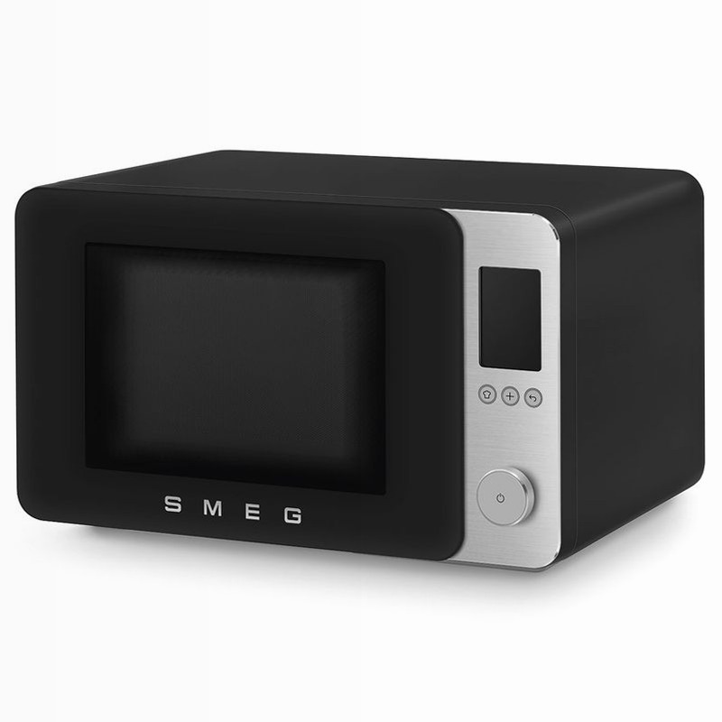 Forno a microonde combinato | Nero Libera installazione, finitura opaca Estetica Collezione 27