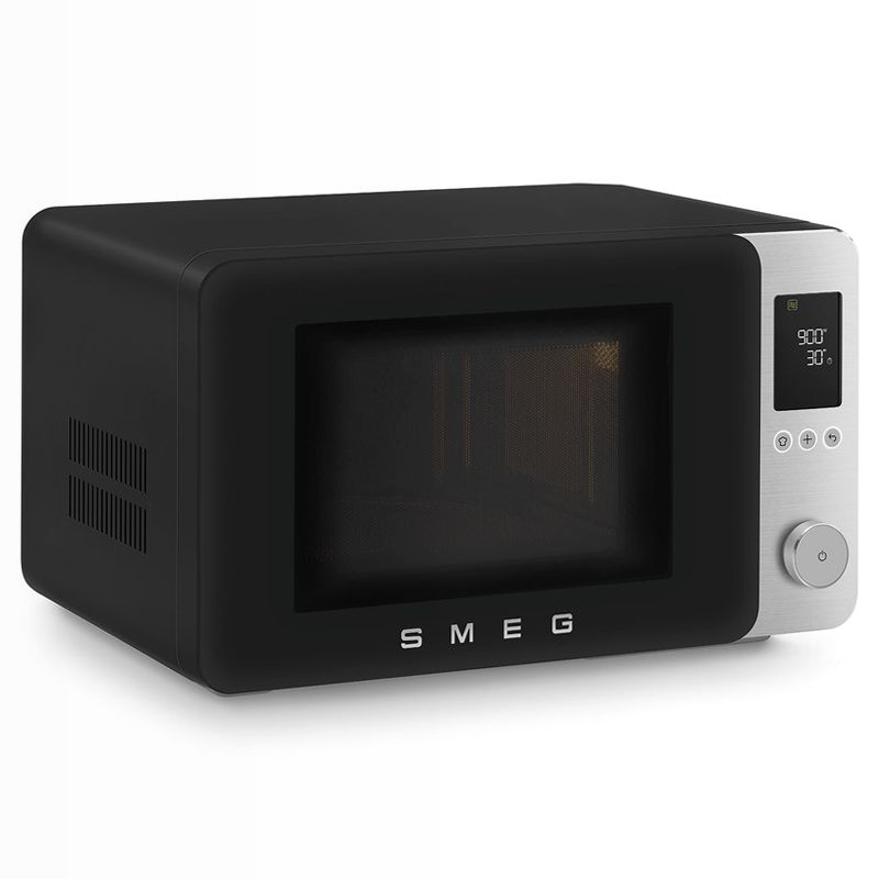 Forno a microonde combinato | Nero Libera installazione, finitura opaca Estetica Collezione 27