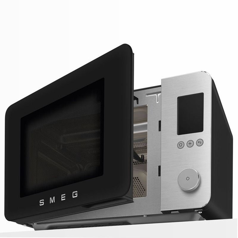 Forno a microonde combinato | Nero Libera installazione, finitura opaca Estetica Collezione 27