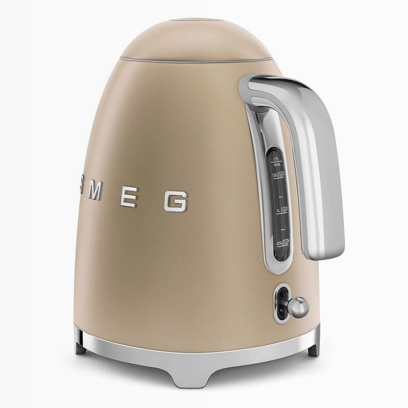 Bollitore elettrico Champagne Estetica 50's Style Grigio