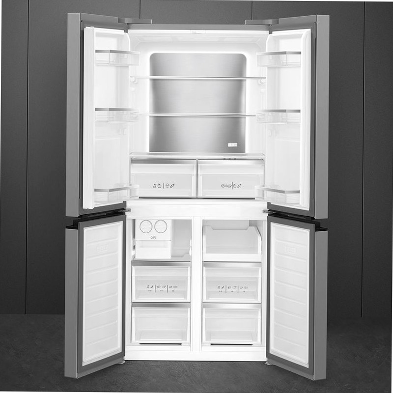 Frigorifero Libera Installazione 4 Porte Estetica Universale Nero D