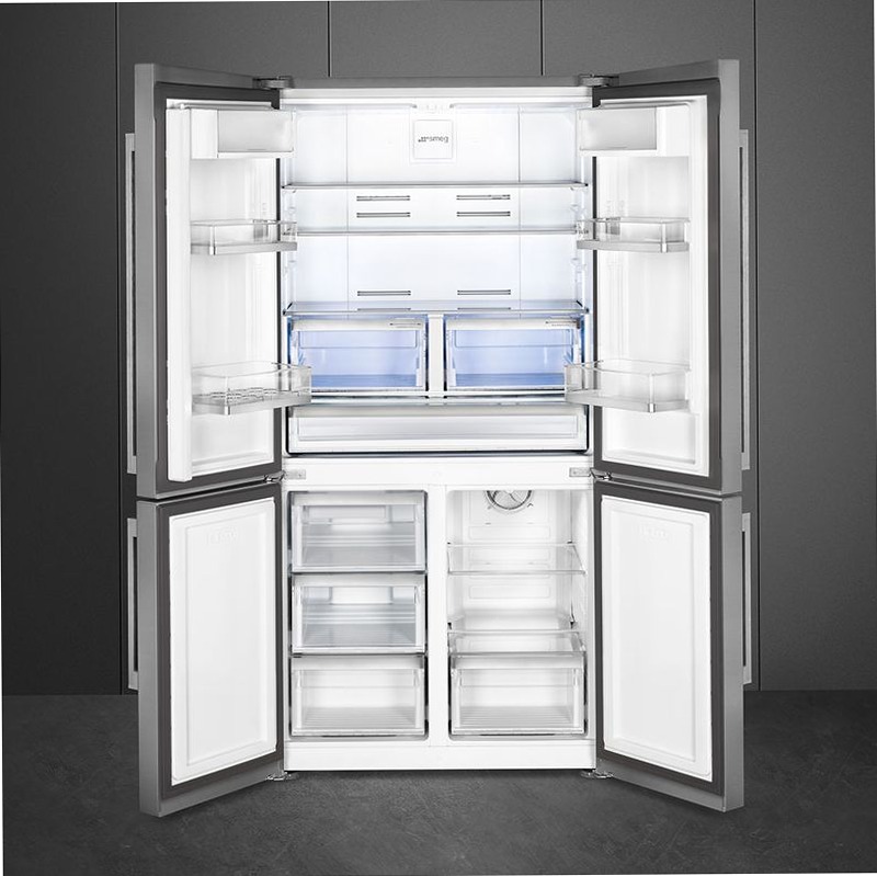 Frigorifero Libera Installazione 4 Porte Estetica Universale Acciaio E