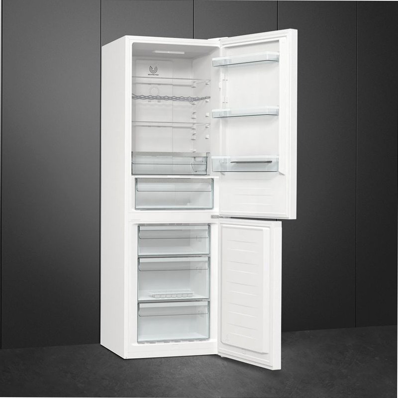 Frigorifero Libera Installazione Combinato Bianco A