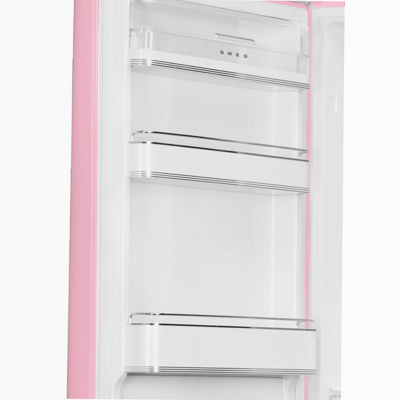 Frigorifero Rosa Combinato 50's Style Oro C Libera