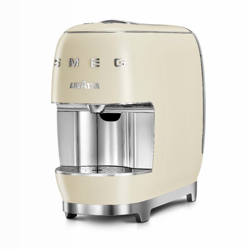 Macchina da caffè in capsule, Panna Lavazza A Modo Mio Smeg Estetica 50's Style Avorio