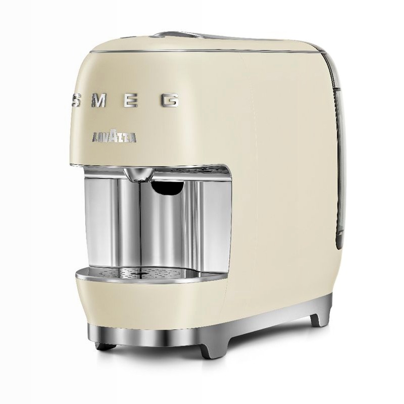 Macchina da caffè in capsule, Panna Lavazza A Modo Mio Smeg Estetica 50's Style Avorio
