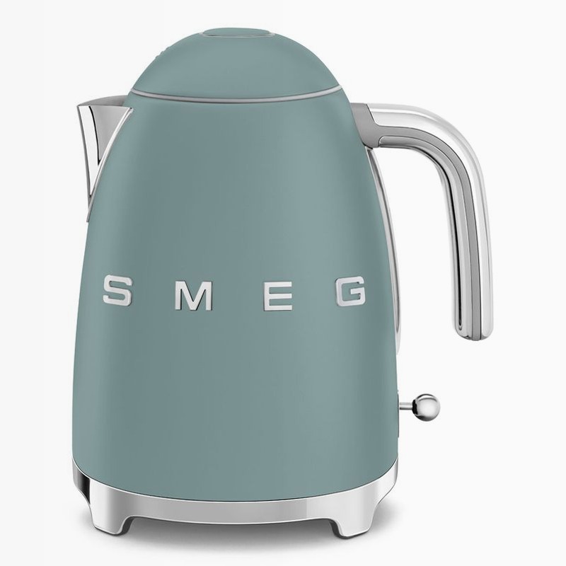 Bollitore elettrico Verde smeraldo Estetica 50's Style Grigio