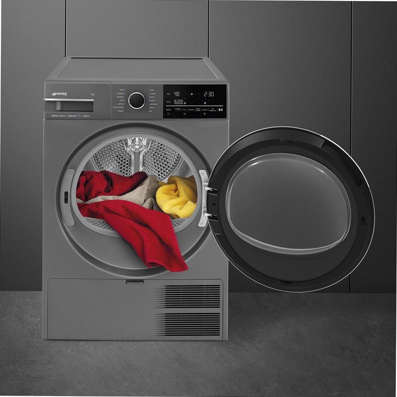 Lavatrice Libera Installazione 12 kg Smeg WNG24SLAA10 1400rpm 12kg Grigio