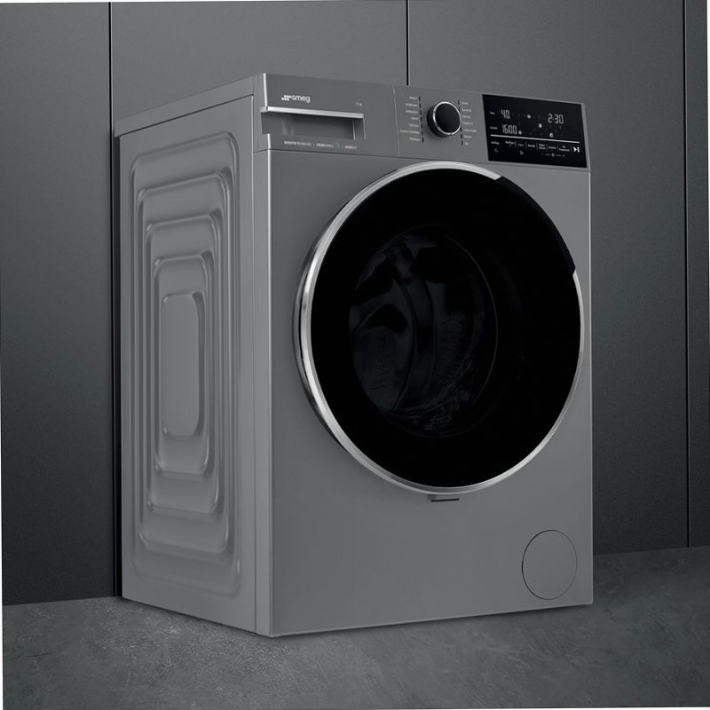 Lavatrice Libera Installazione 12 kg Smeg WNG24SLAA10 1400rpm 12kg Grigio