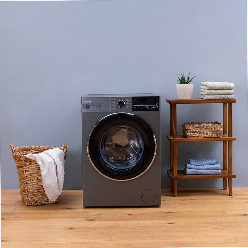 Lavatrice Libera Installazione 12 kg Smeg WNG24SLAA10 1400rpm 12kg Grigio