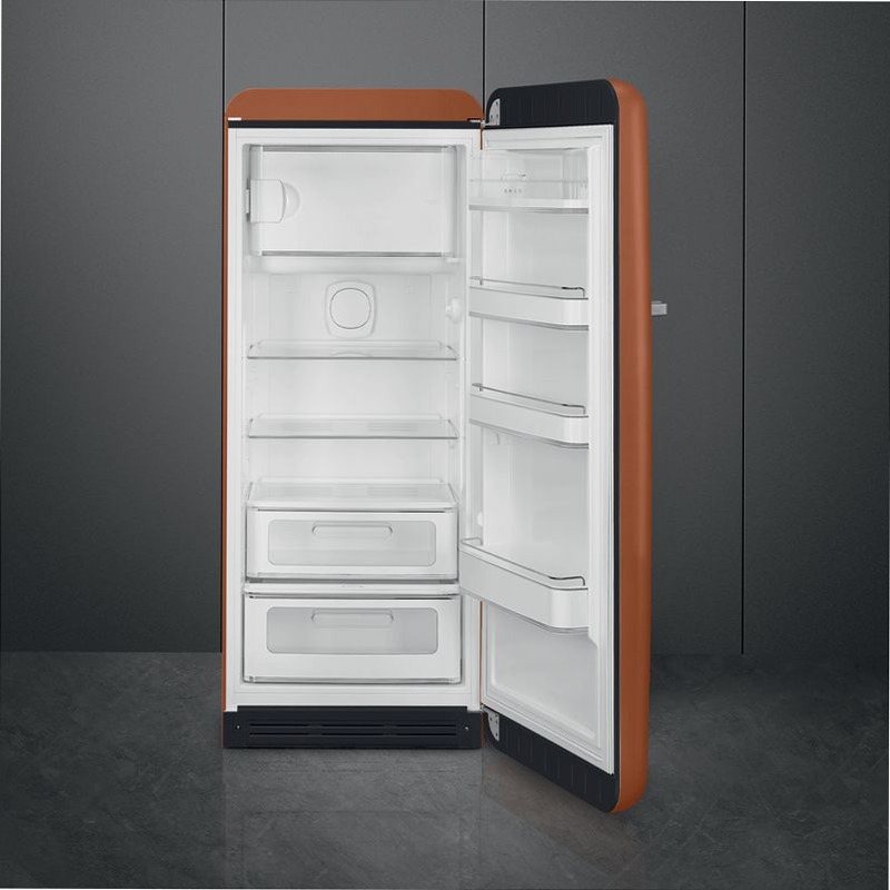 Frigorifero Amber Clay Smeg - Stile 50's con Prestazioni Premium Cromo C Libera