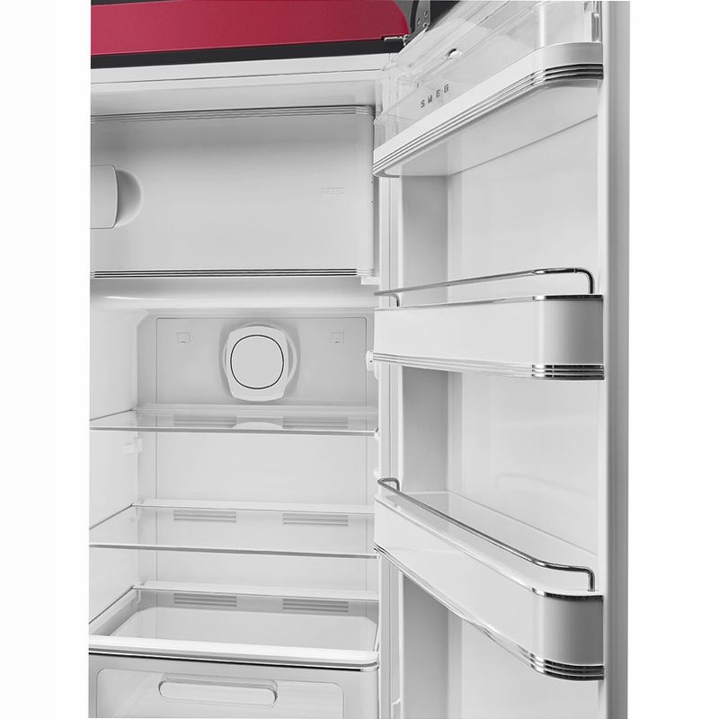 Frigorifero Rosso Rubino Smeg - Stile 50's Cromo C Libera