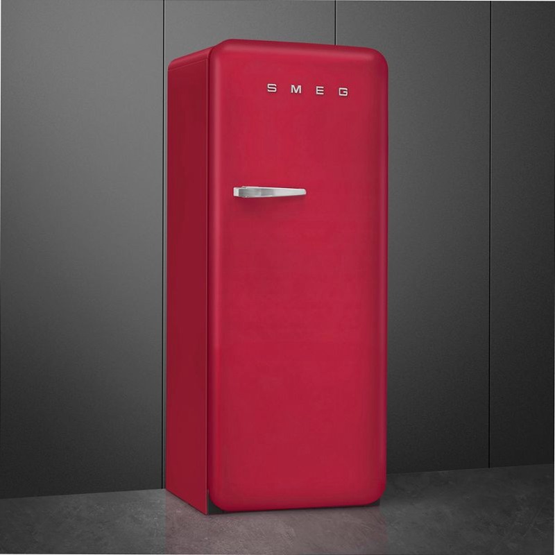 Frigorifero Rosso Rubino Smeg - Stile 50's Cromo C Libera
