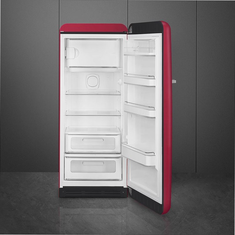 Frigorifero Rosso Rubino Smeg - Stile 50's Cromo C Libera