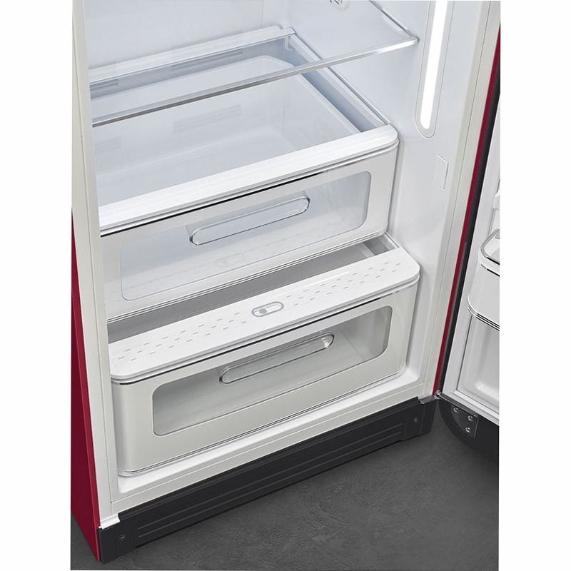 Frigorifero Rosso Rubino Smeg - Stile 50's Cromo C Libera