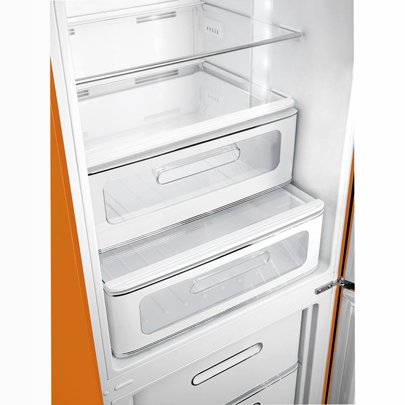Frigorifero Arancione Combinato 50's Style C Libera
