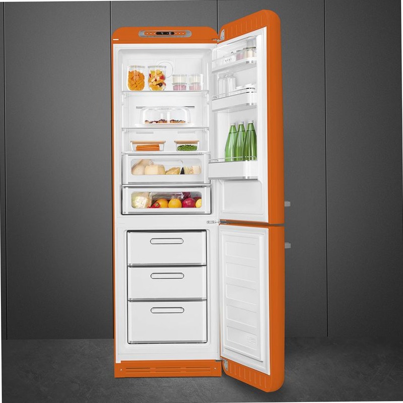 Frigorifero Arancione Combinato 50's Style C Libera