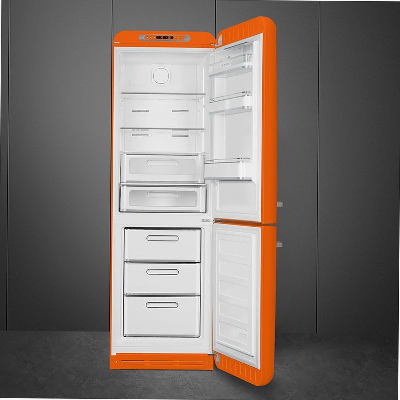 Frigorifero Arancione Combinato 50's Style C Libera