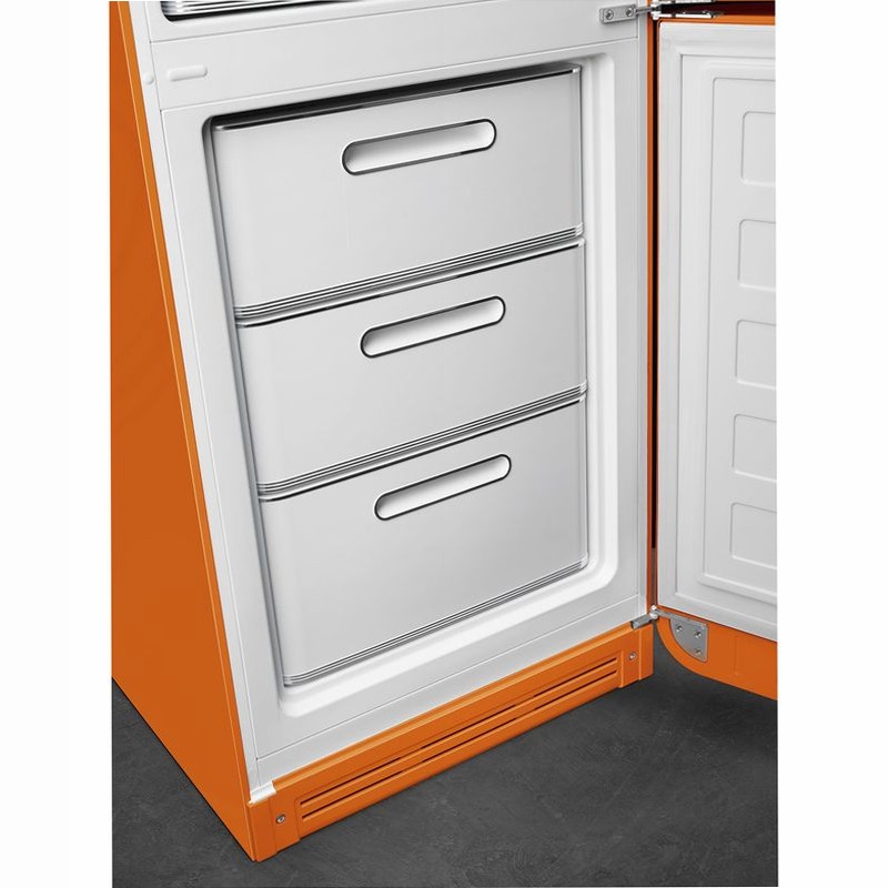 Frigorifero Arancione Combinato 50's Style C Libera
