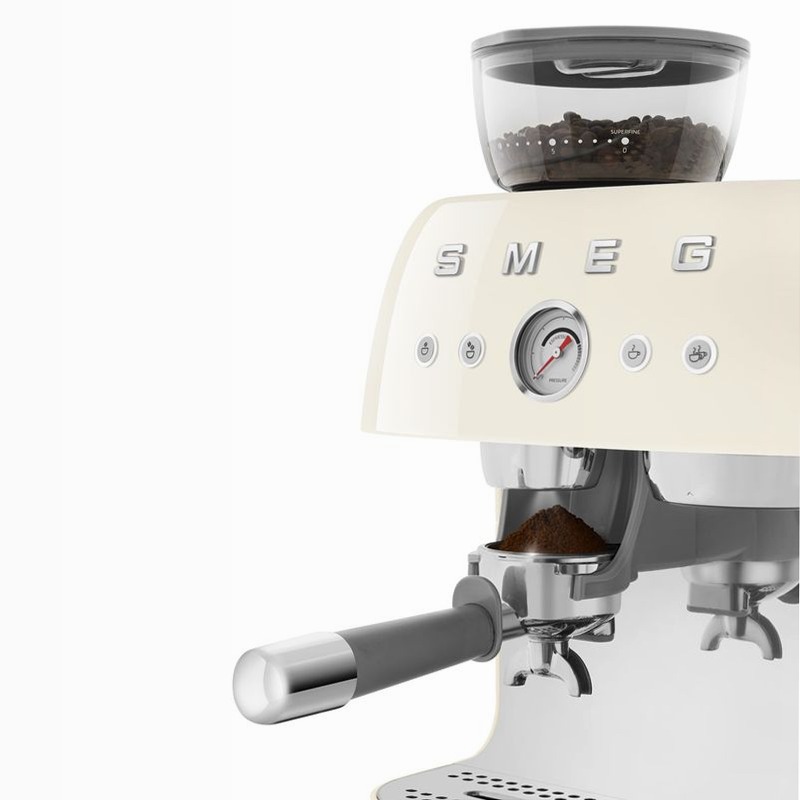 Macchina da Caffè Espresso Manuale 50's Style Avorio 2.4lt 15bar