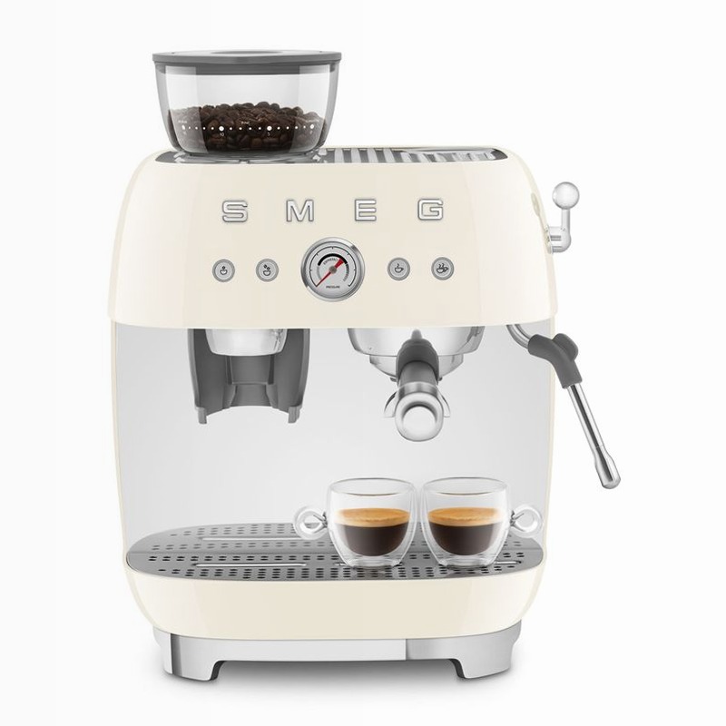 Macchina da Caffè Espresso Manuale 50's Style Avorio 2.4lt 15bar